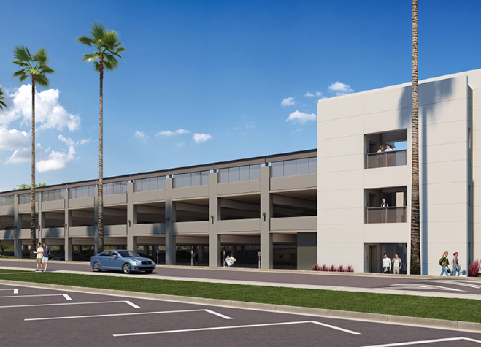 VA Long Beach Parking Building Choate Parking Consultants